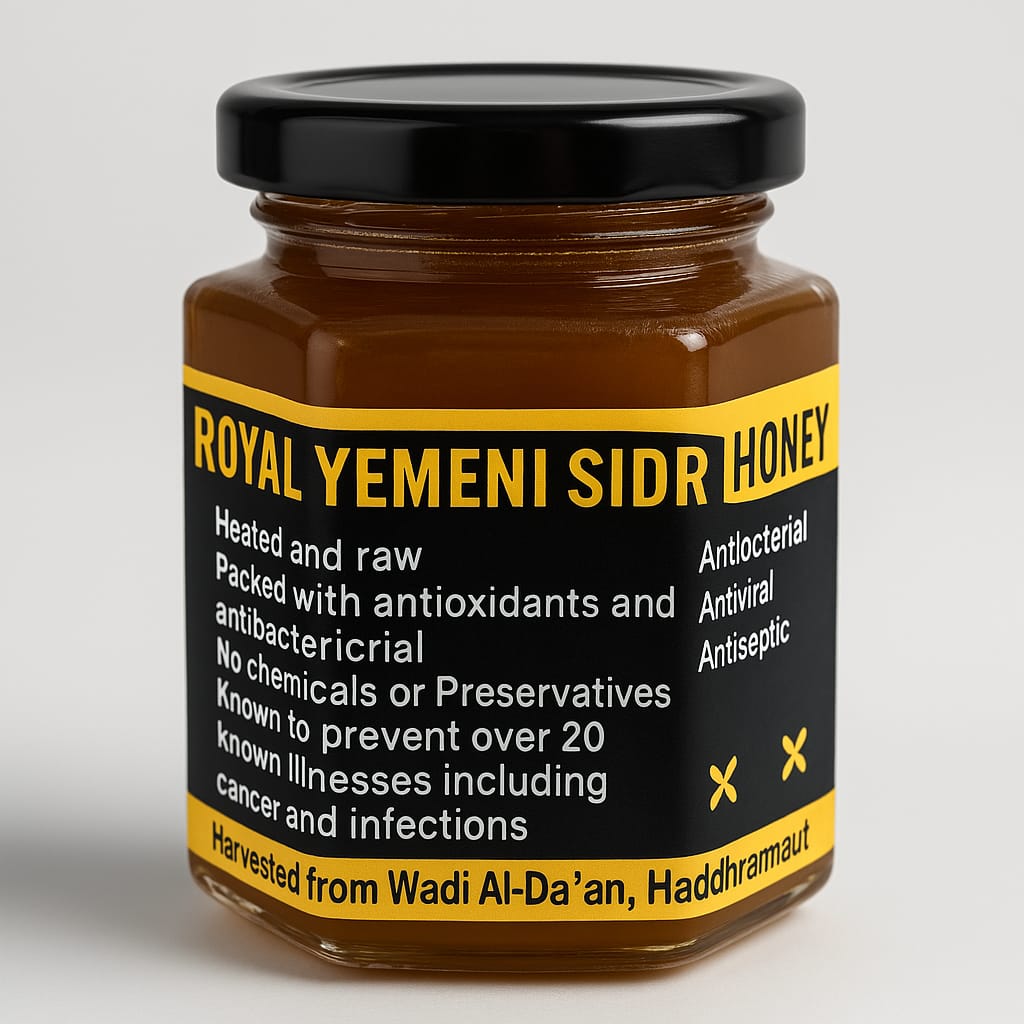 Premium Wadi Do’an Sidr Honey – Hadramaut Yemen (Pure, Summer Harvest) 250g