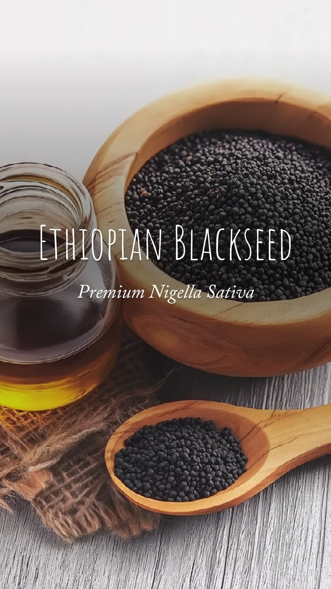 Ethiopian Black Seed Oil – 100% Pure, Cold-Pressed Nigella Sativa 100ml